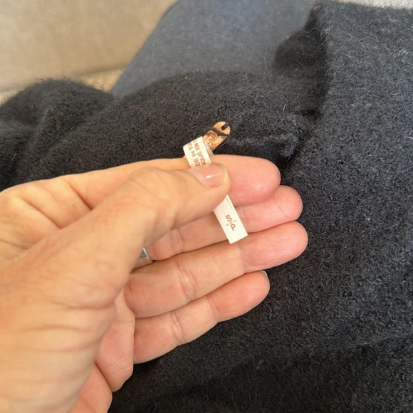 RARE Free People Bubble Crew Neck sweater in black oversized - Picture 6 of 11